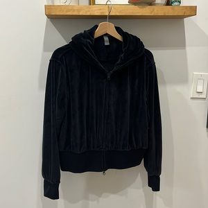 SWEATY BETTY VELOUR ZIP HOODY